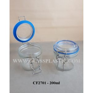 CF2701 - 200ml Glass Jar with Metal Lock