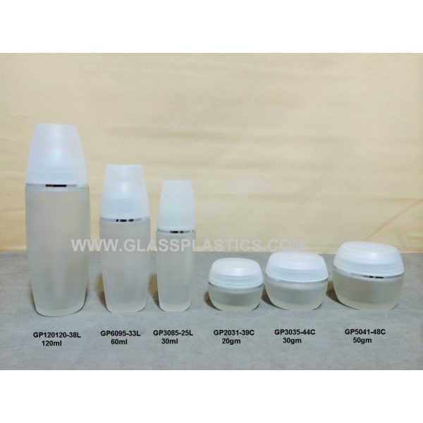 Cosmetic Glass Bottle & Jar - 1
