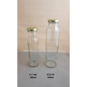 Round Glass Bottle - 180ml & 300ml