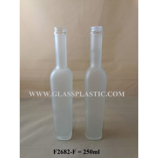 Square Glass Bottle - 250ml - Image 2