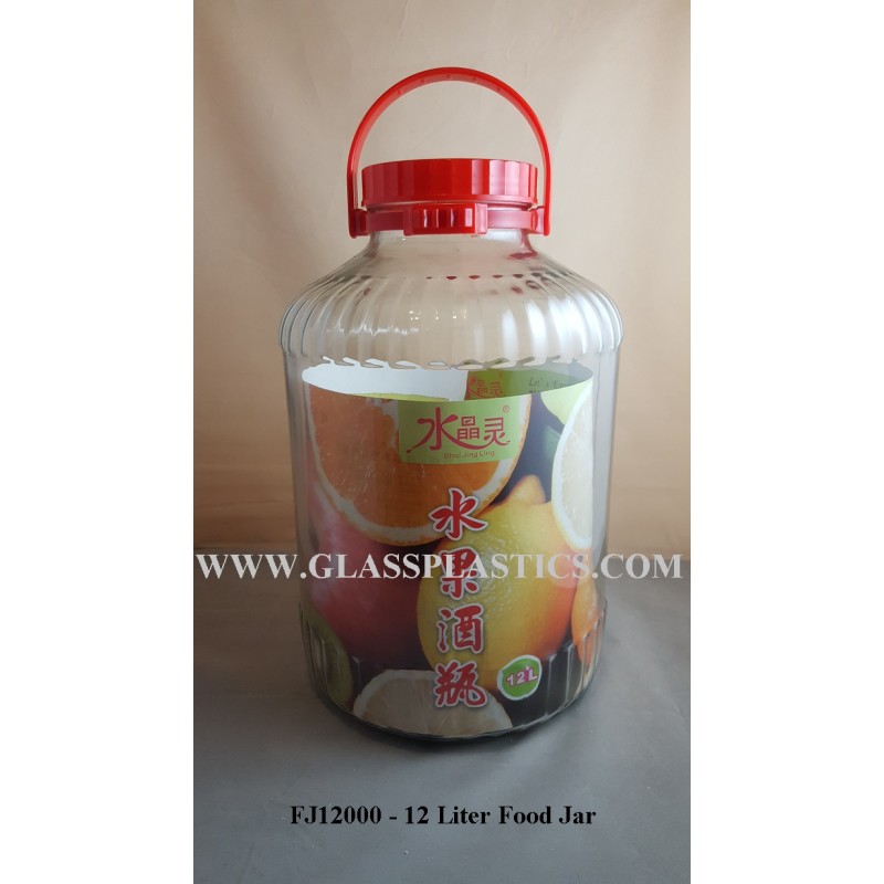 Enzyme Glass Jar – 12 Liter