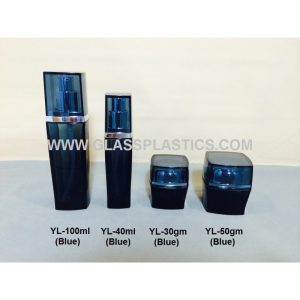 YL Series - Square Bottle & Jar (Blue)