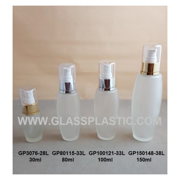 Cosmetic Glass Bottle - 30ml to 150ml