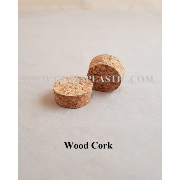 350ml Glass Bottle with wood cork - Image 3