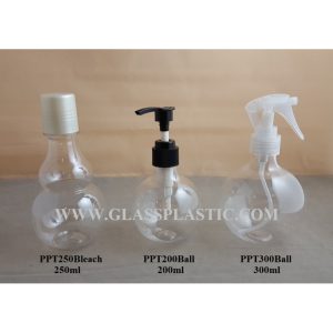 Cosmetic Ball Shape (PET) - 200ml, 250ml, 300ml