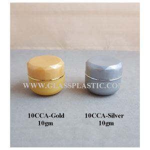 10gm PP Plastic Jar - 10CCA Gold & Silver