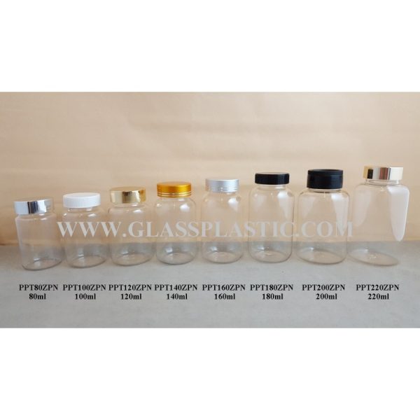 Tablet PET Bottle: 80ml to 220ml (ZPN Series)
