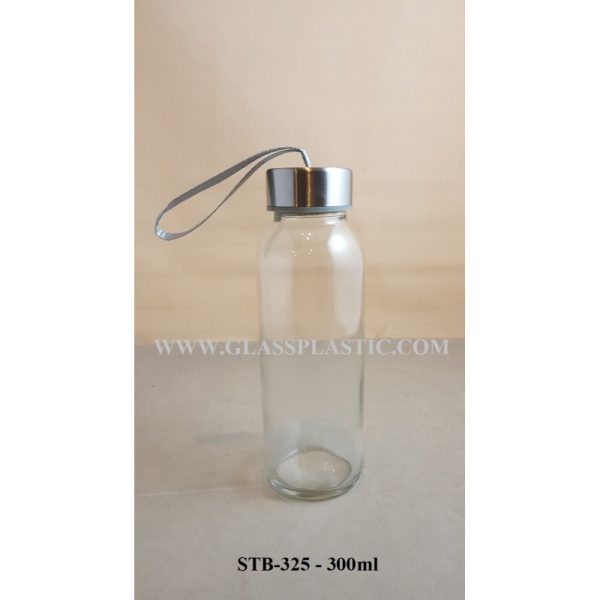 Round Glass Juice Bottle - 300ml