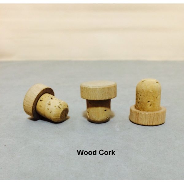 Frosted Square Bottle with Cork - Image 4