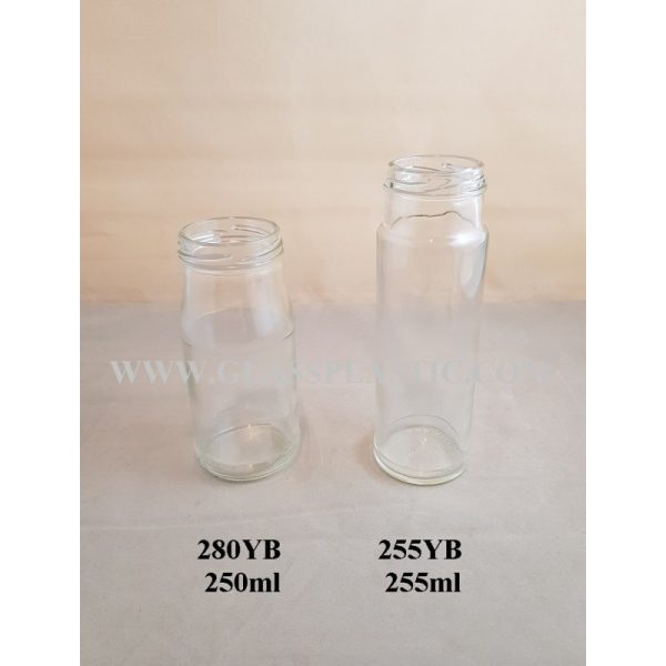 Wide Mouth Round Glass Bottle - 250ml - Image 2