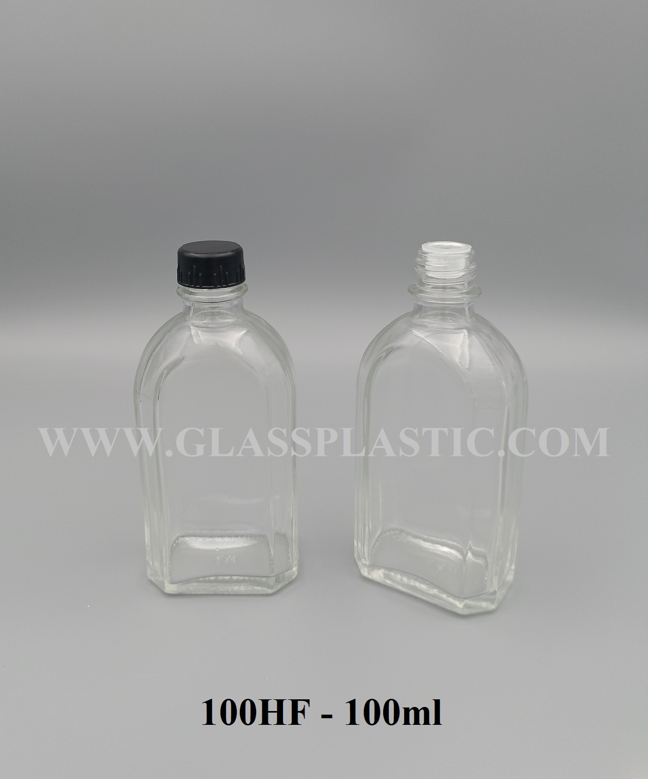 Frosted round glass juice bottle 270ml 350ml - Glass bottle