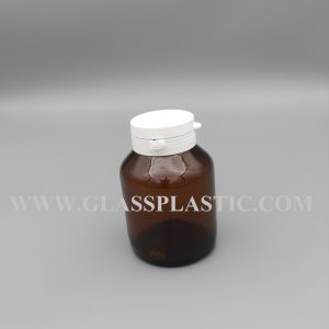 Amber Tablet Bottle : 125ml (Tearing Cap)