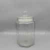 Octagon Air Tight Glass Jar - 2.0 Liter