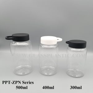 Plastic PET Jar with Handle cap - 300ml ~ 500ml
