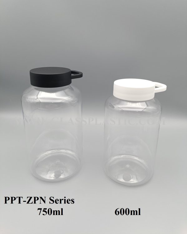 Plastic PET Jar with Handle cap - 600ml & 750ml