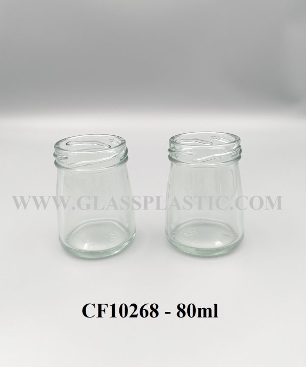 Glass Food Jar - 80ml (Cone Shape) - Image 2