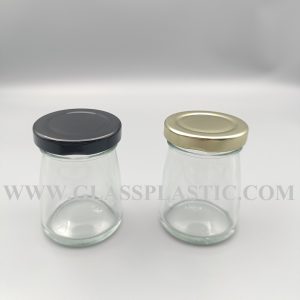 Glass Food Jar - 80ml (Cone Shape)