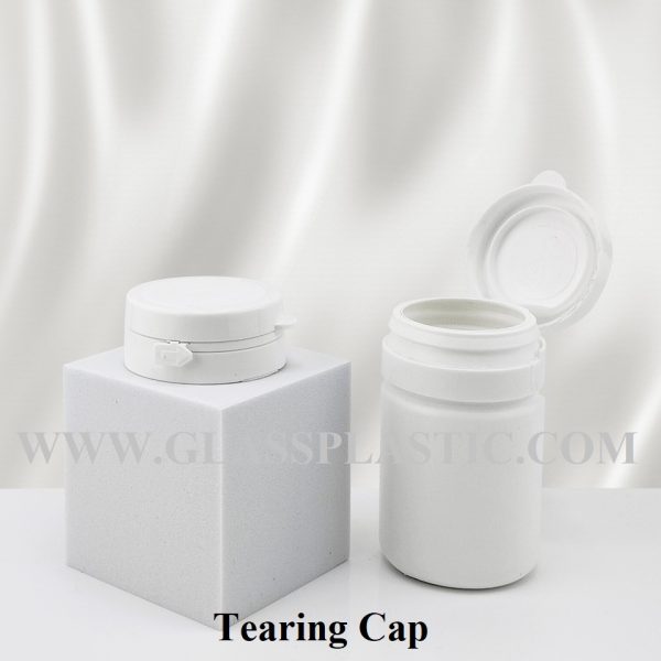 Tablet Bottle with Tearing Cap - 50ml - Image 2