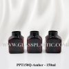 Square Tablet PET Bottle - 150ml Amber - Image 3