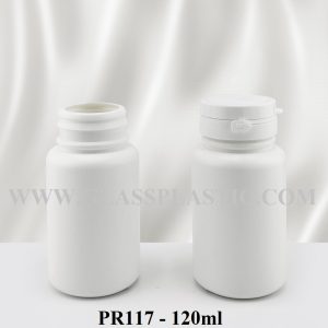 Tablet Bottle with Tearing Cap - 120ml