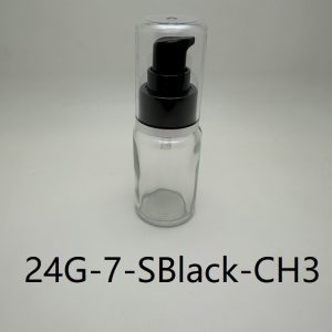 24mm Shinny Black Lotion Pump