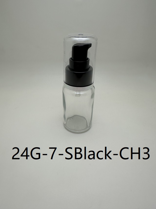 24mm Shinny Black Lotion Pump
