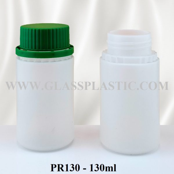 Round HDPE Tablet Bottle - 130ml