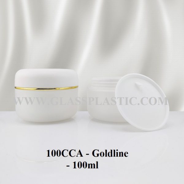 PP Plastic Cosmetic Jar - 100gm - Image 2
