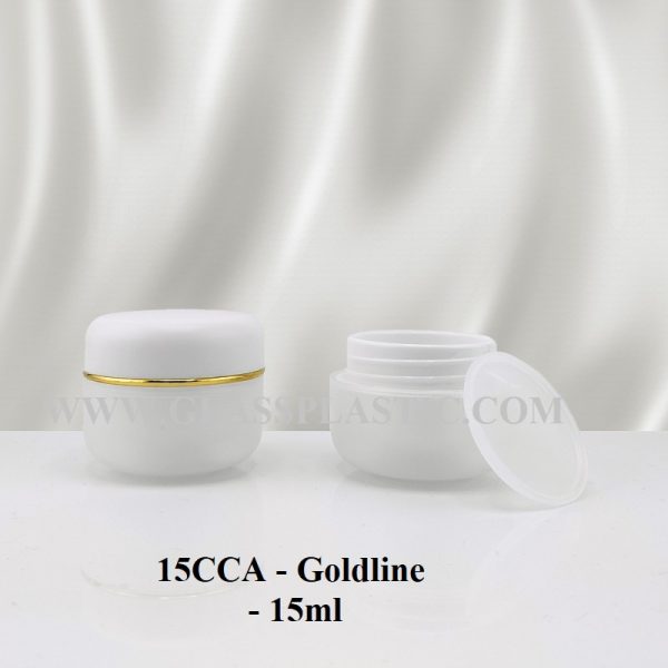 PP Plastic Cosmetic Jar - 15gm - Image 2