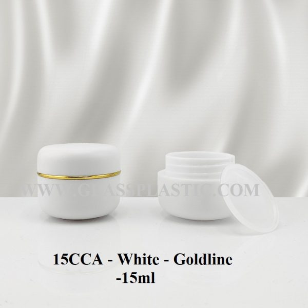 PP Plastic Cosmetic Jar - 15gm - Image 2