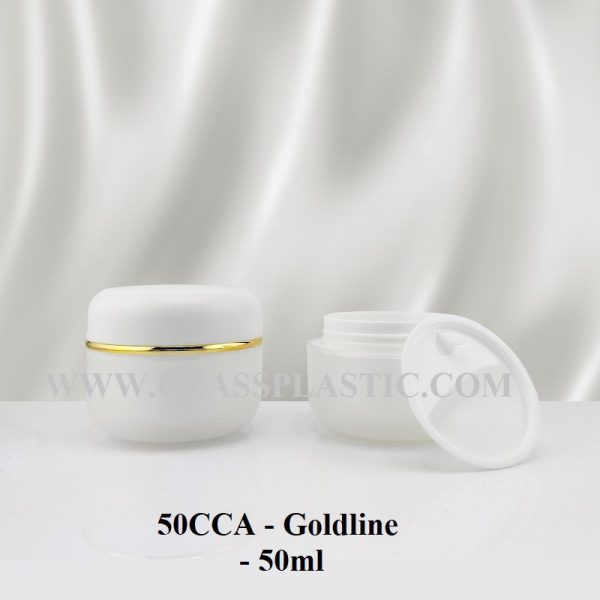 PP Plastic Cosmetic Jar - 50gm - Image 2