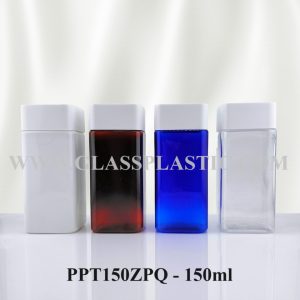 Square Tablet PET Bottle - 150ml (ZPQ Series)