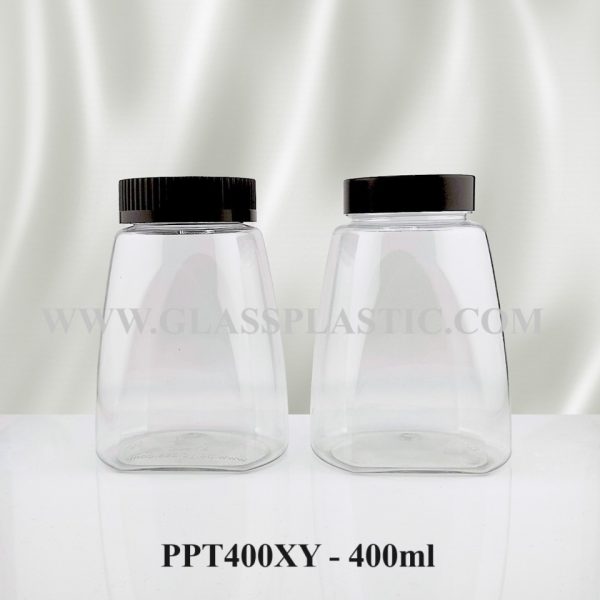 400ml Square PET Bottle - Image 3