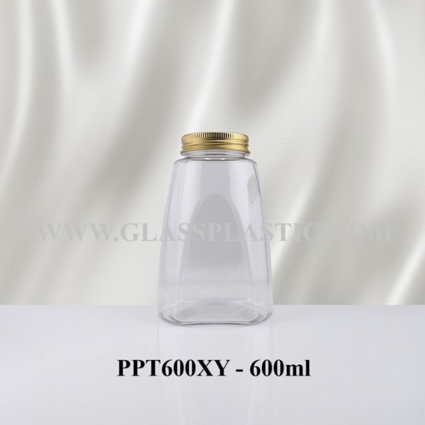 600ml Square PET Bottle - Image 4