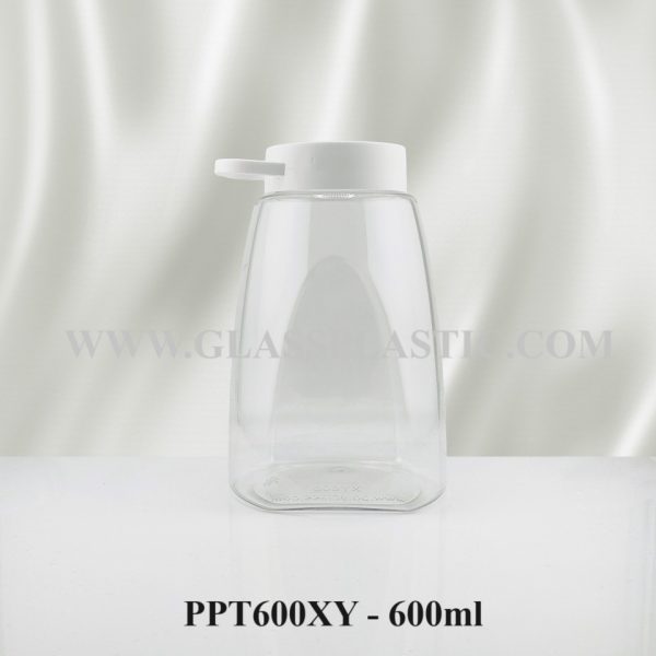 600ml Square PET Bottle - Image 2