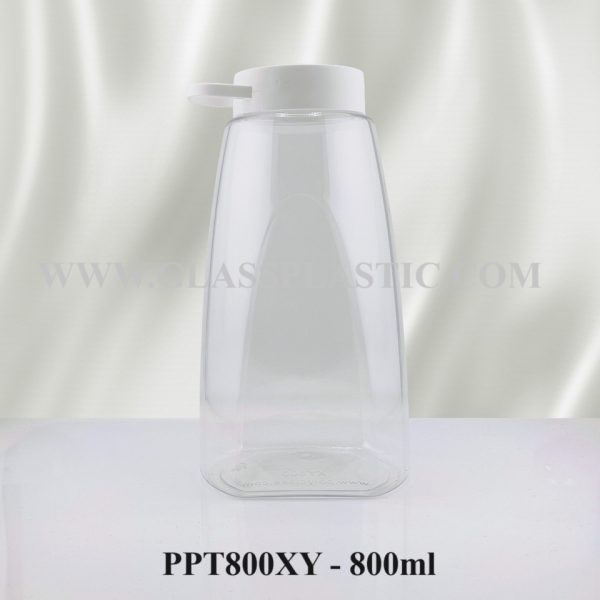 800ml Square PET Bottle - Image 2