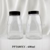 600ml Square PET Bottle - Image 3