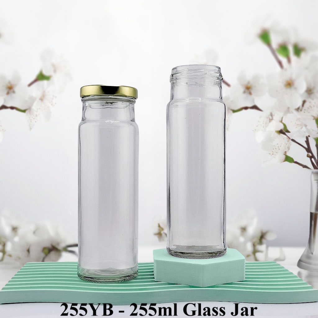 Wide Mouth Round Glass Bottle – 250ml