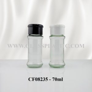 Pepper Glass Bottle - 70ml (with pattern)