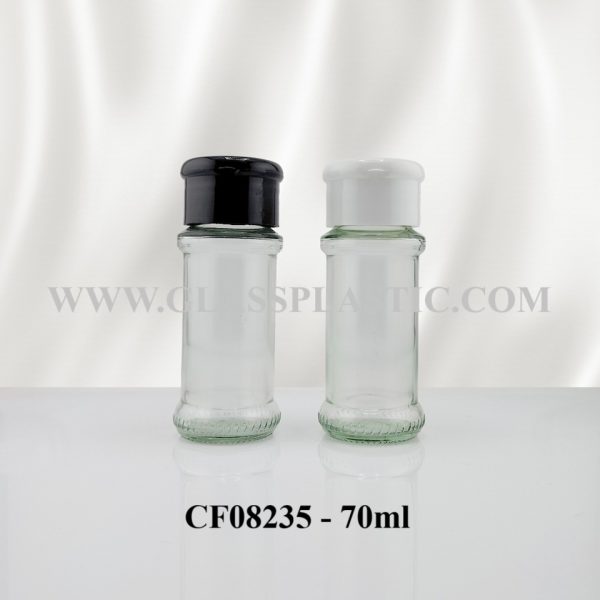 Pepper Glass Bottle - 70ml (with pattern)