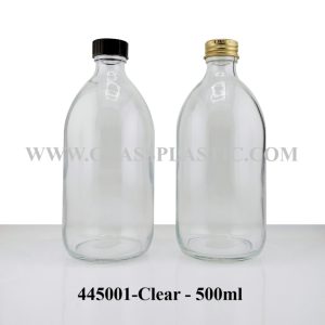500ml Clear Syrups Glass Bottle