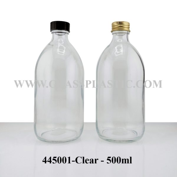 500ml Clear Syrups Glass Bottle