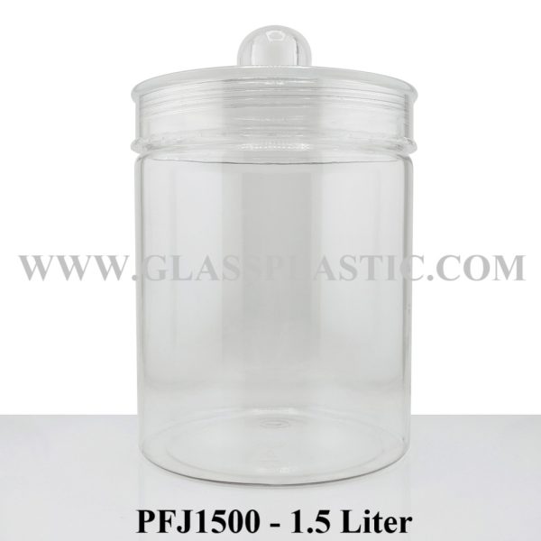 1.5 liter Big PET Plastic Jar