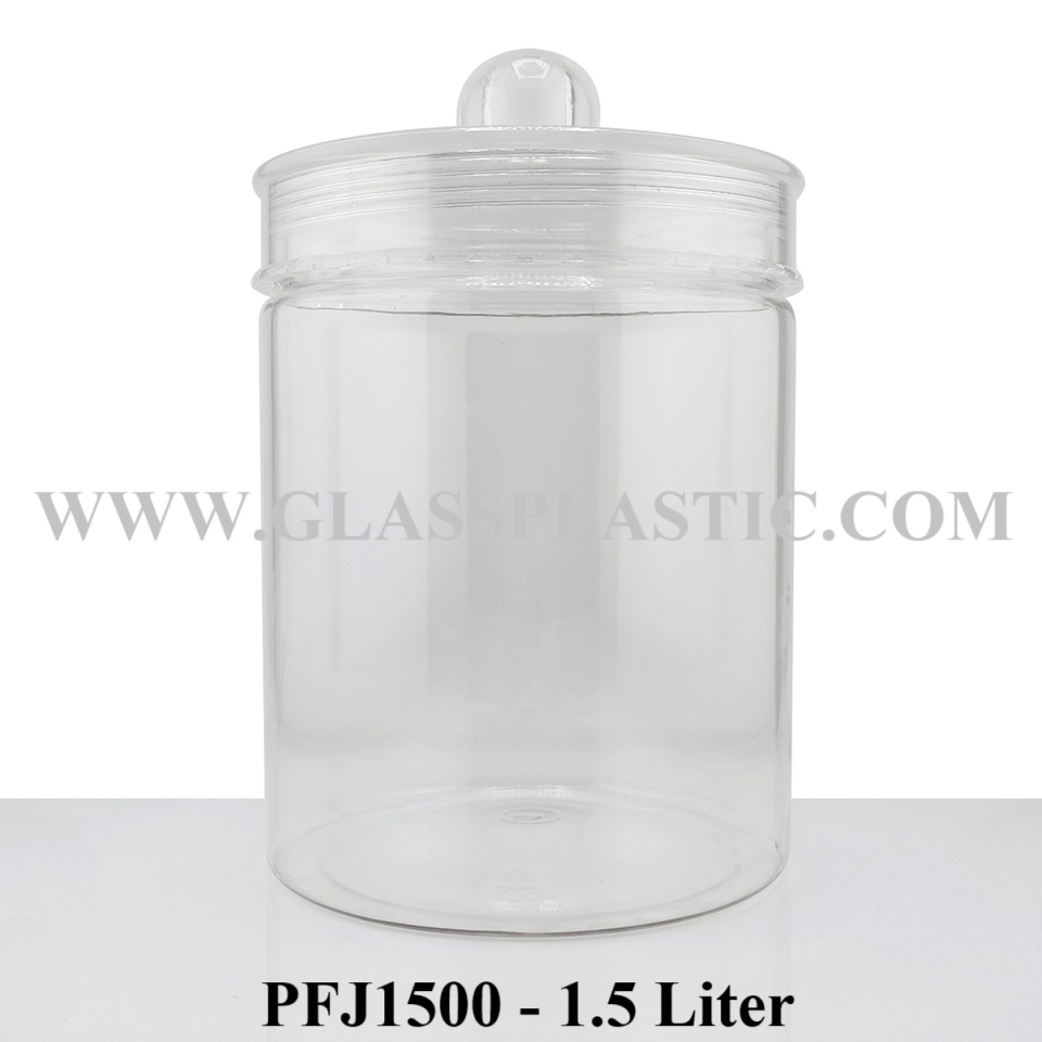 1.5 liter Big PET Plastic Jar