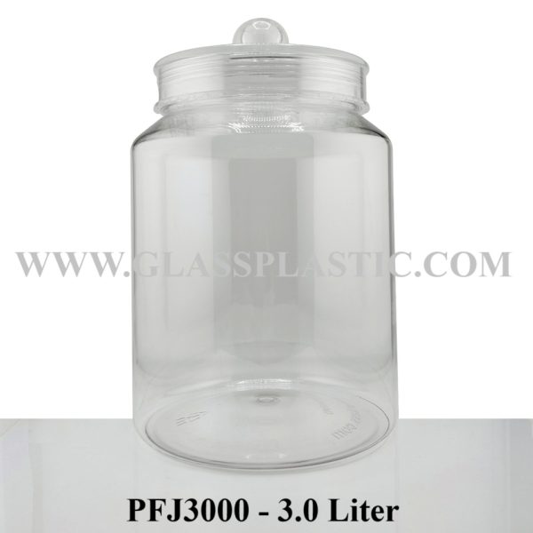 3.0 liter Big PET Plastic Jar