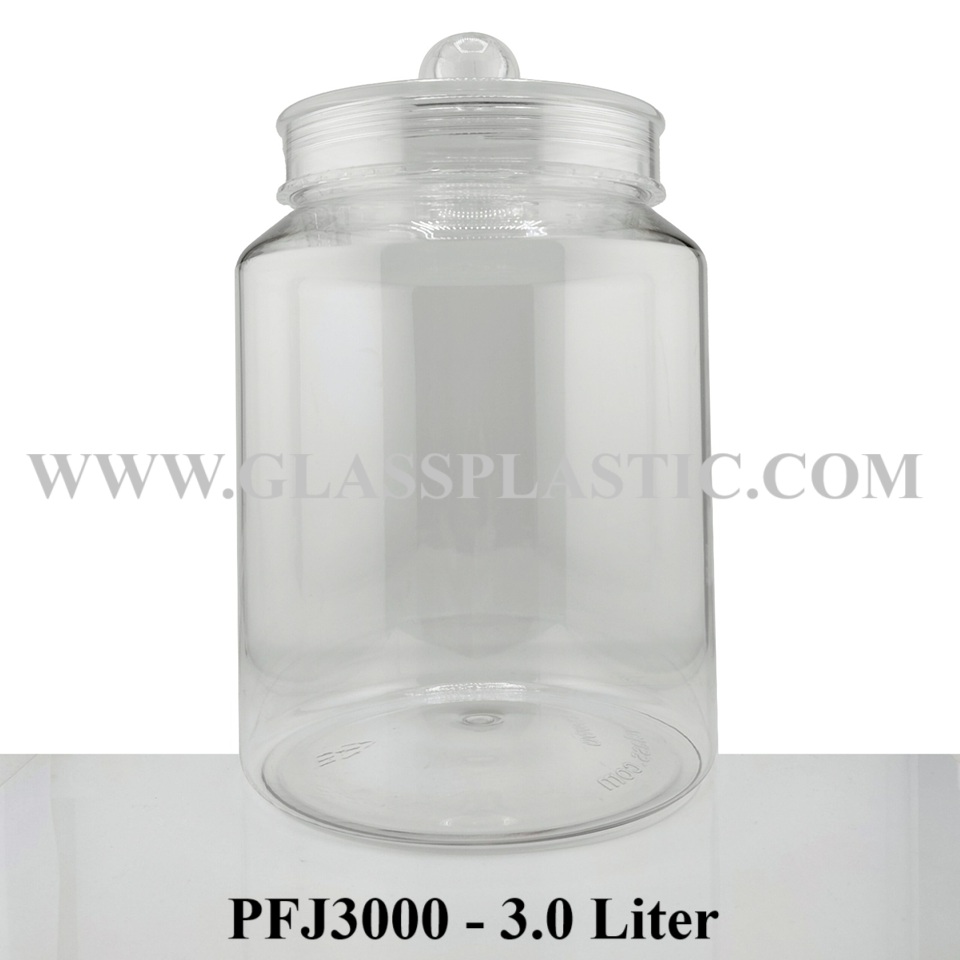 3.0 liter Big PET Plastic Jar
