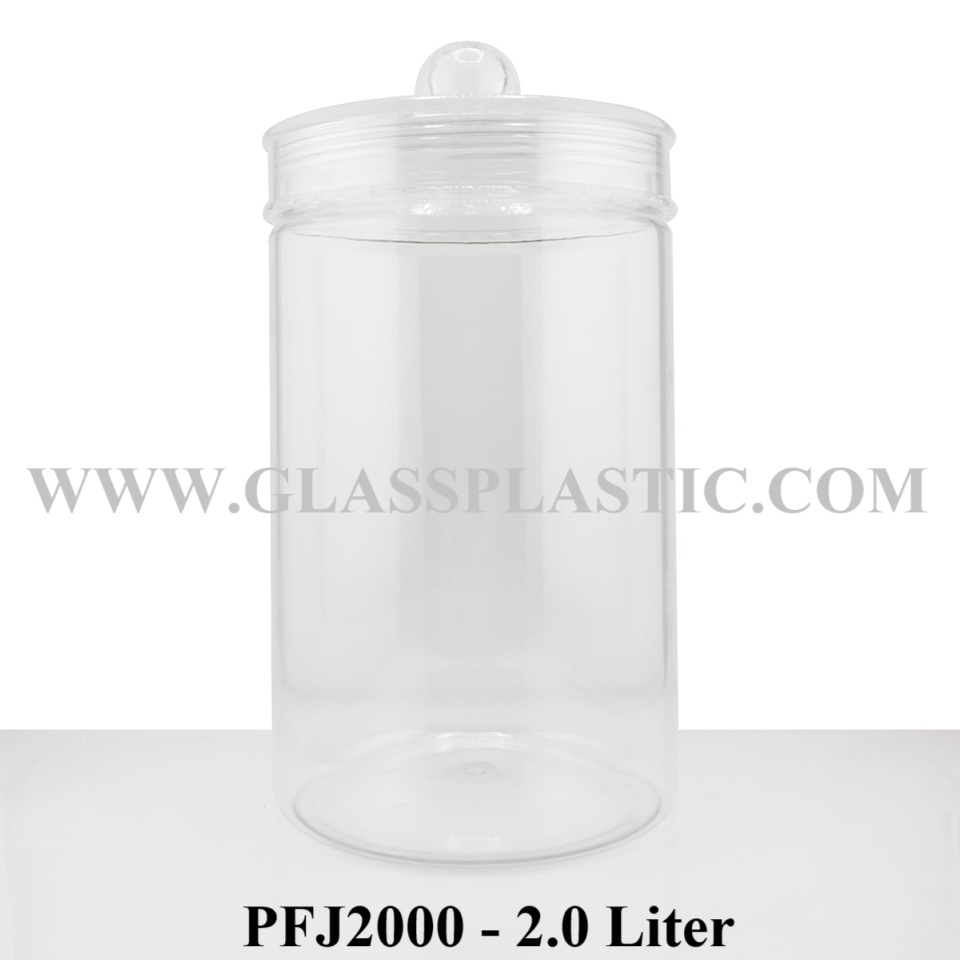 2.0 liter Big PET Plastic Jar