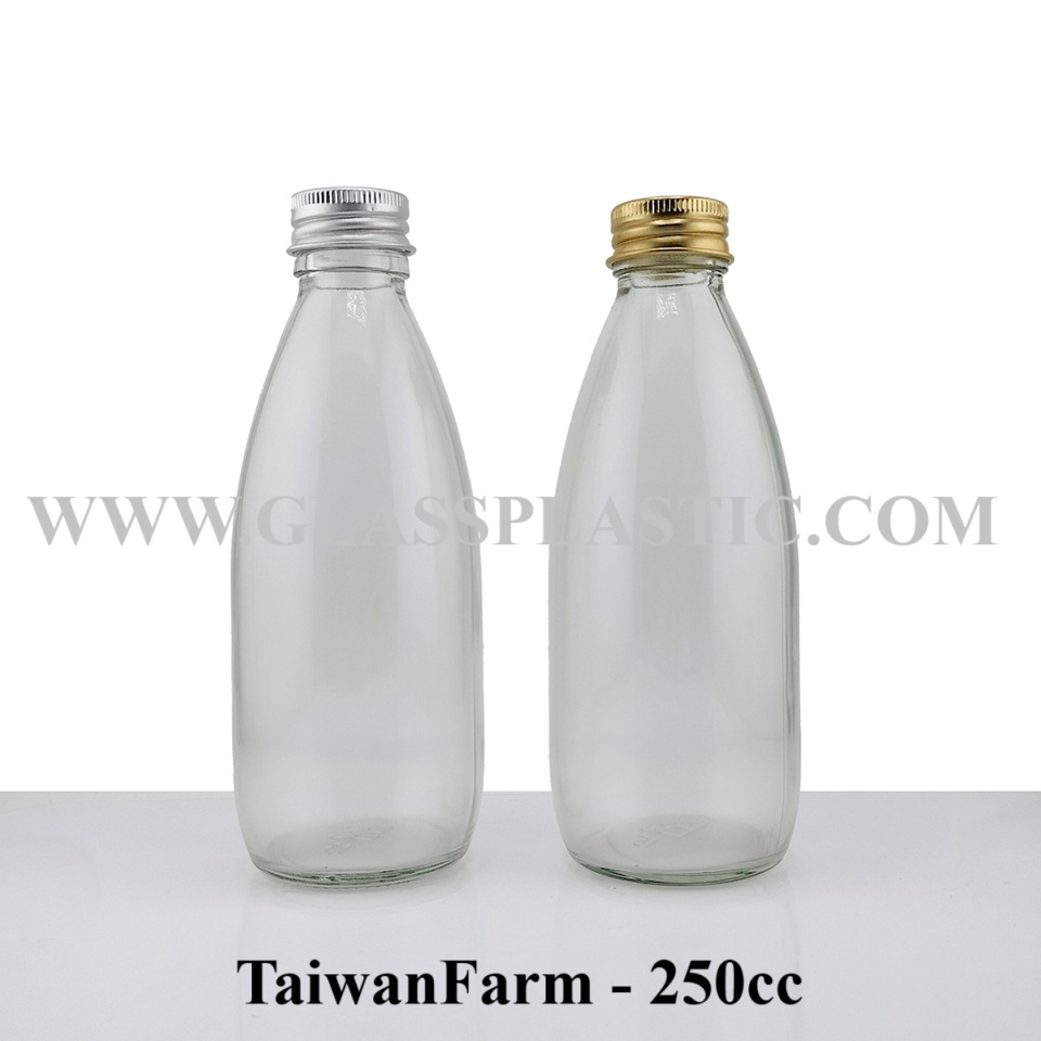 250ml Clear Glass Bottle