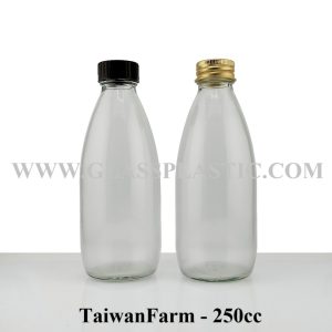 250ml Clear Glass Bottle