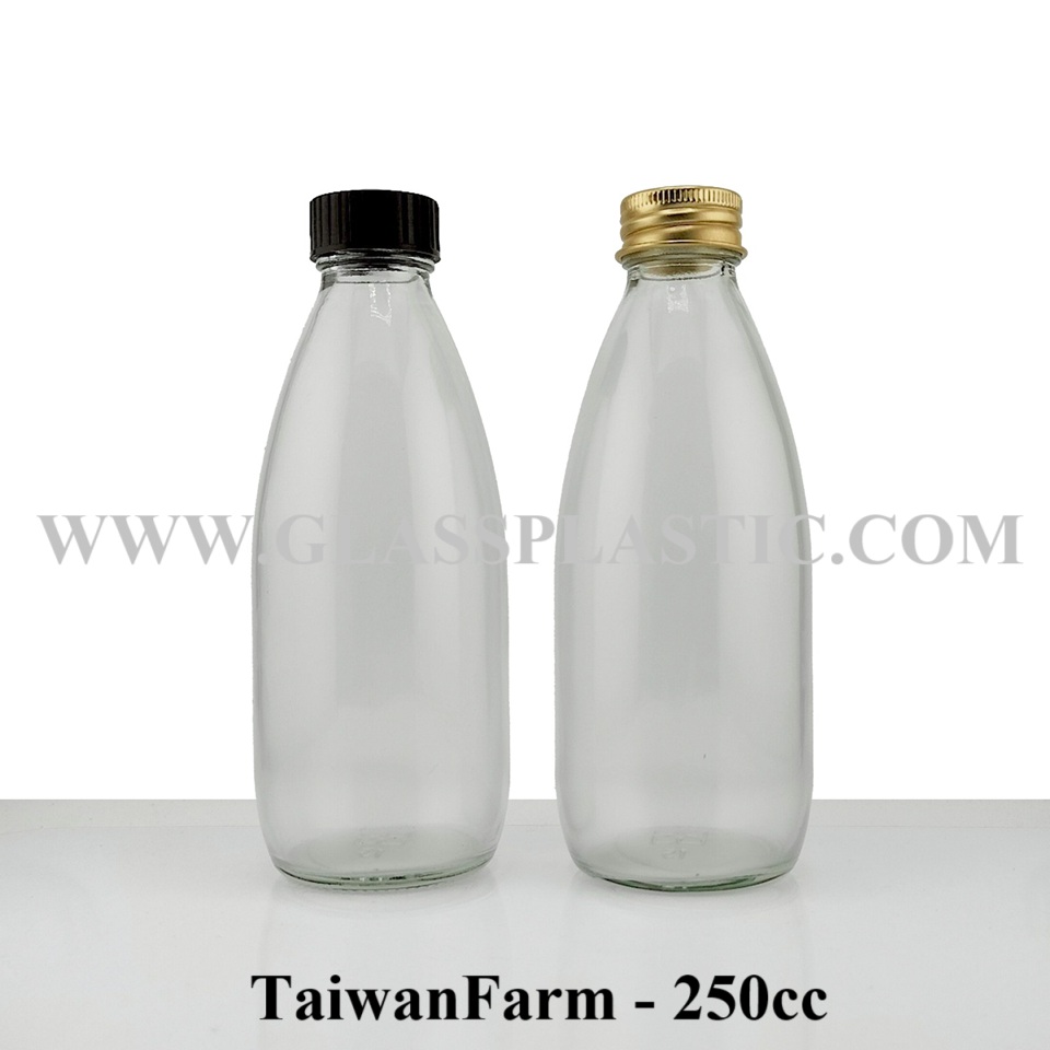 250ml Clear Glass Bottle